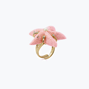 Sea Star Ring - Red
