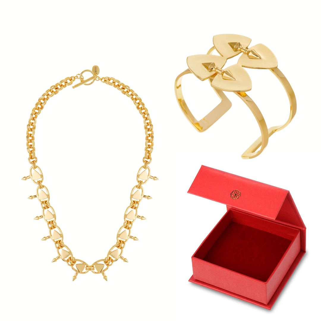 Aurora & Selene Gift Set – Gold Plated