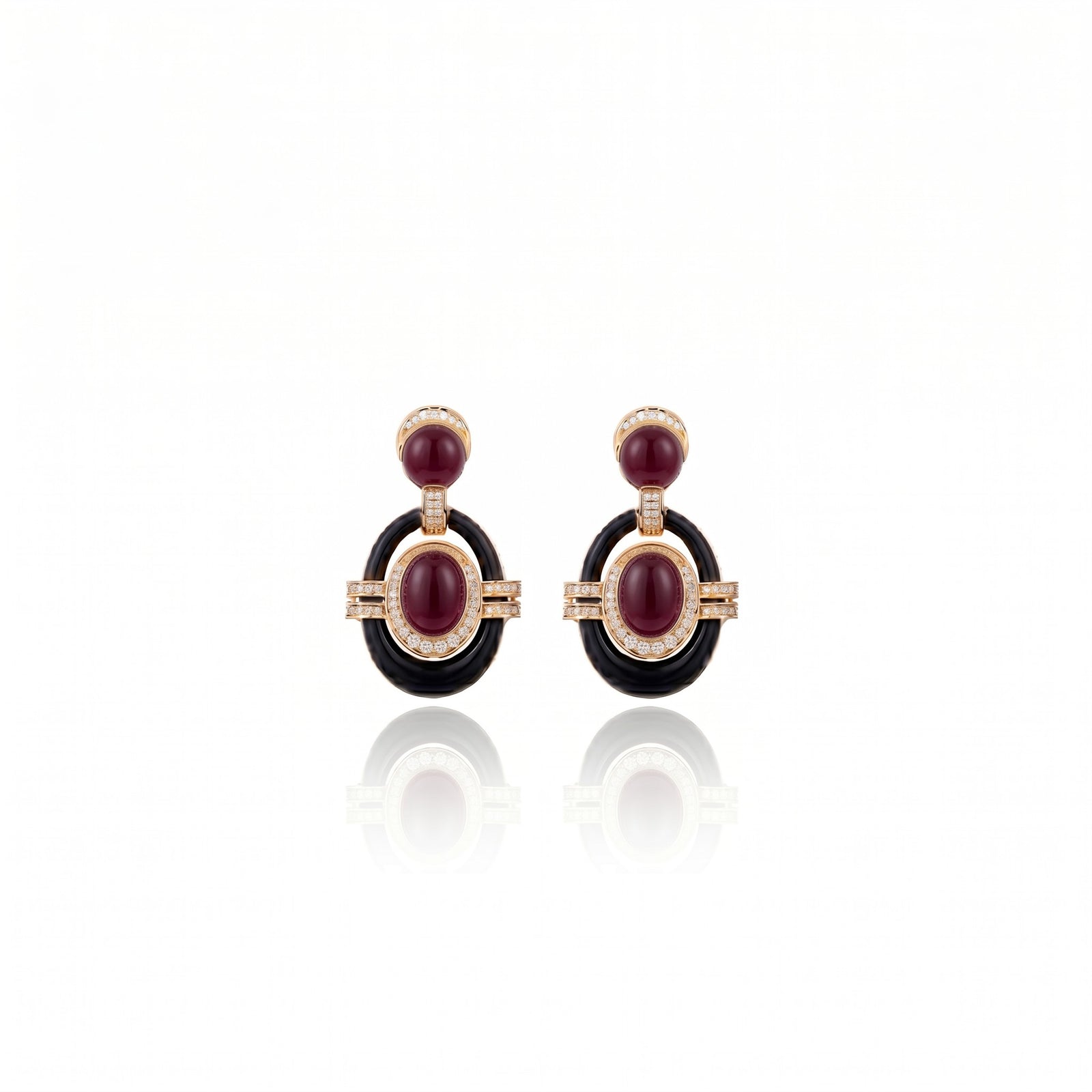 Machu Picchu Earrings Red