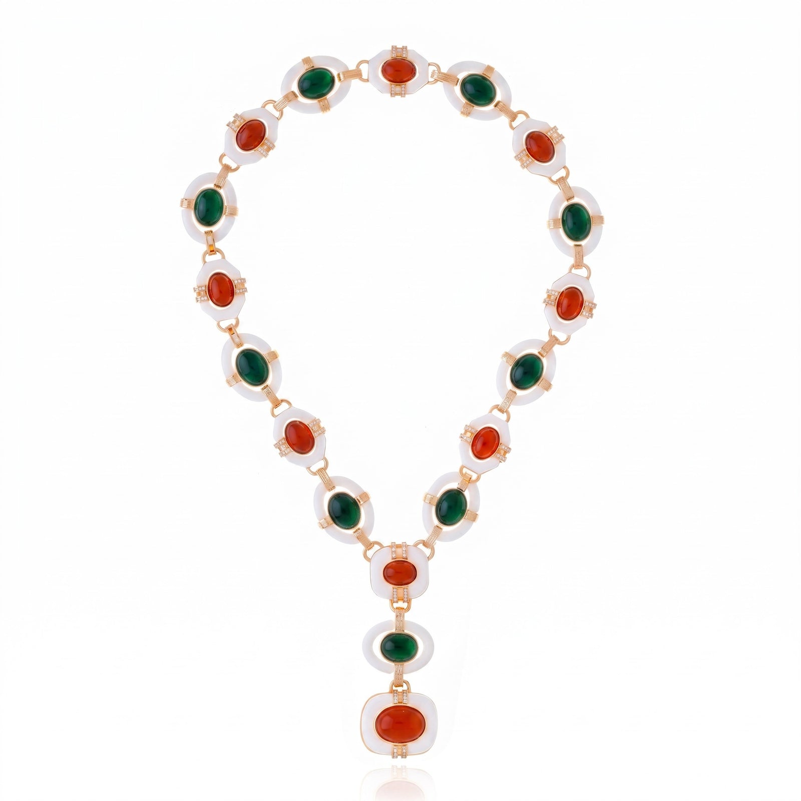 Empress Necklace Coral