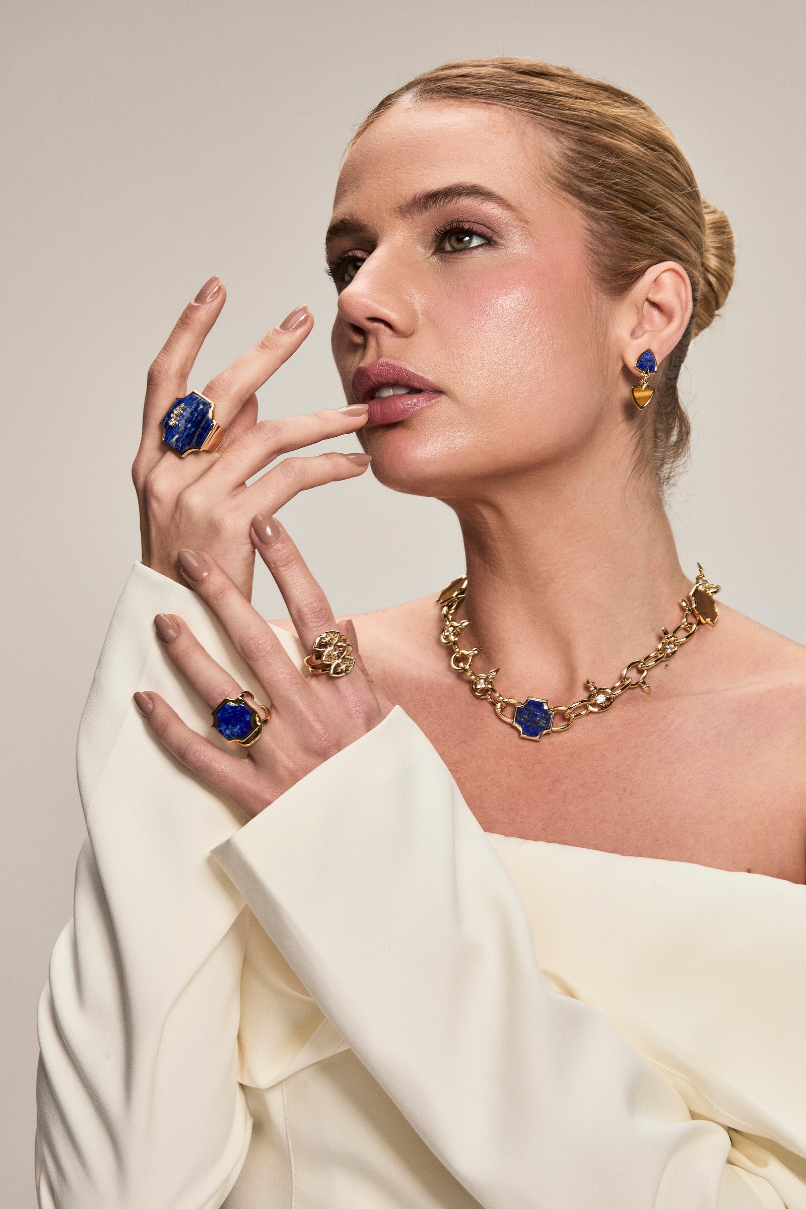 Harmonia Necklace Lapis Lazuli