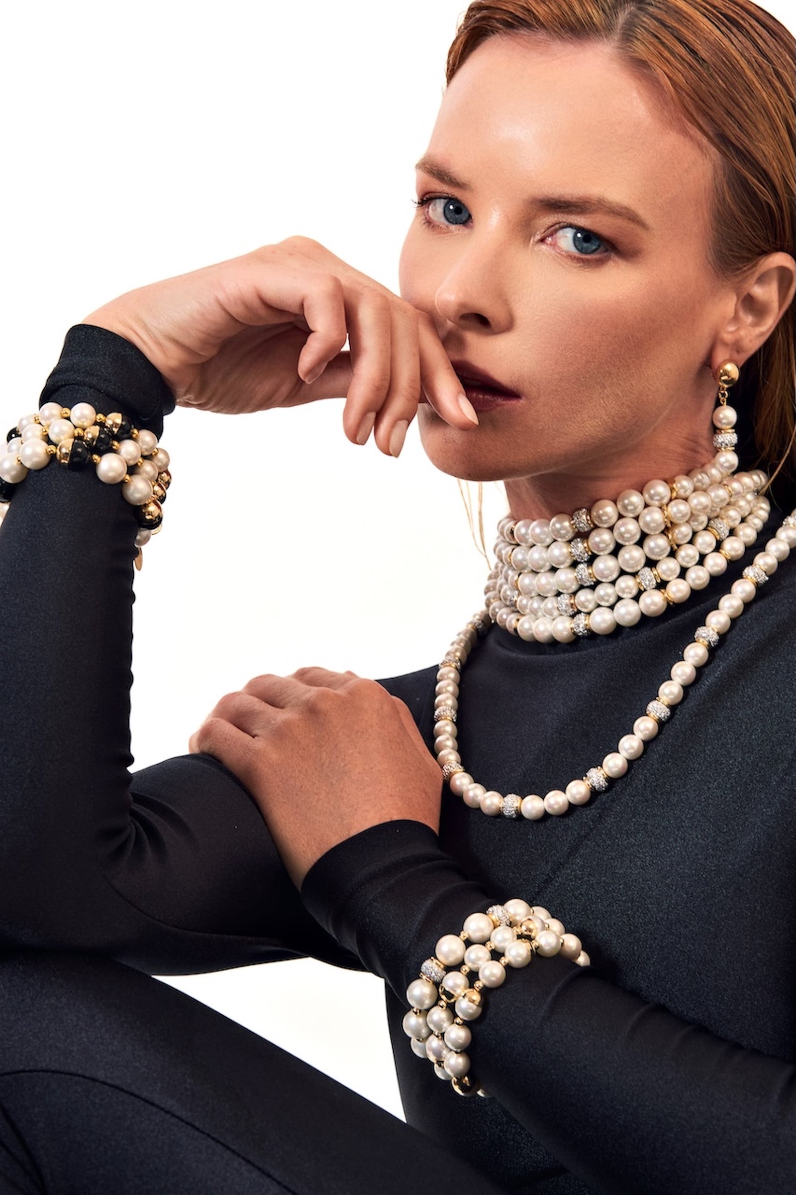 Regina Di Perle Long Necklace 18K Gold Plated