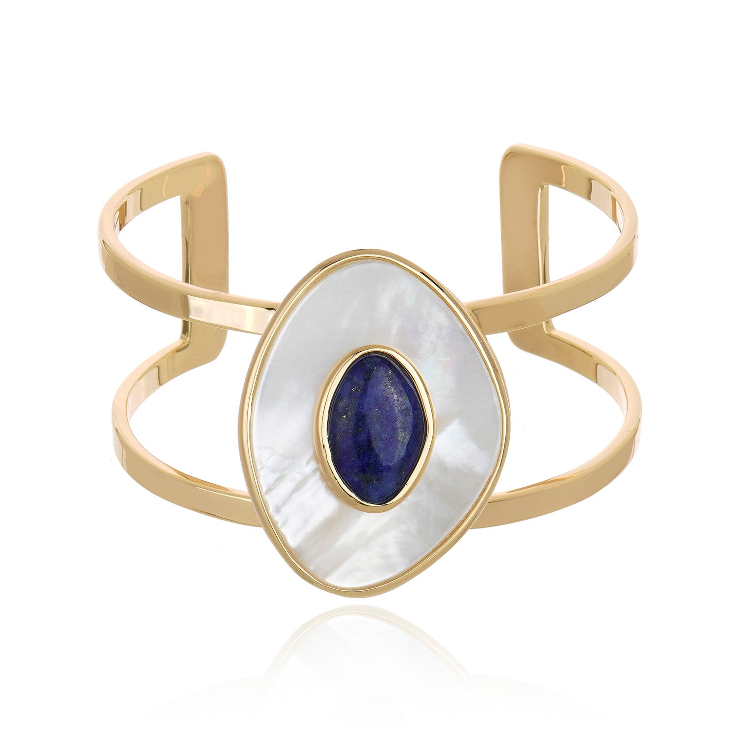 Poet Cuff - Mother of Pearl