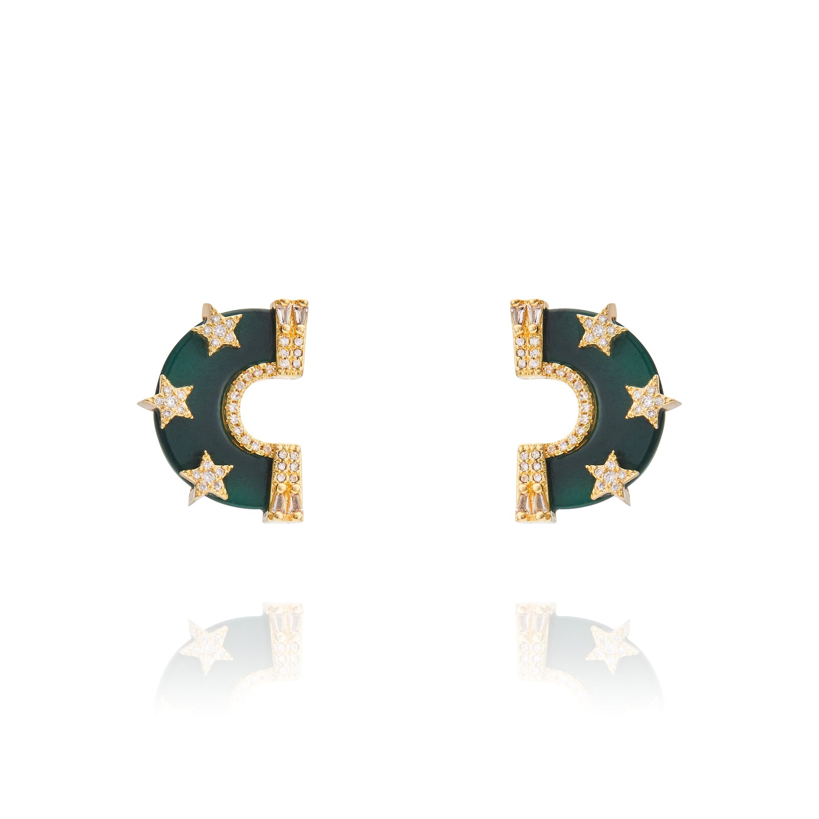 Belinda Earring Malachite