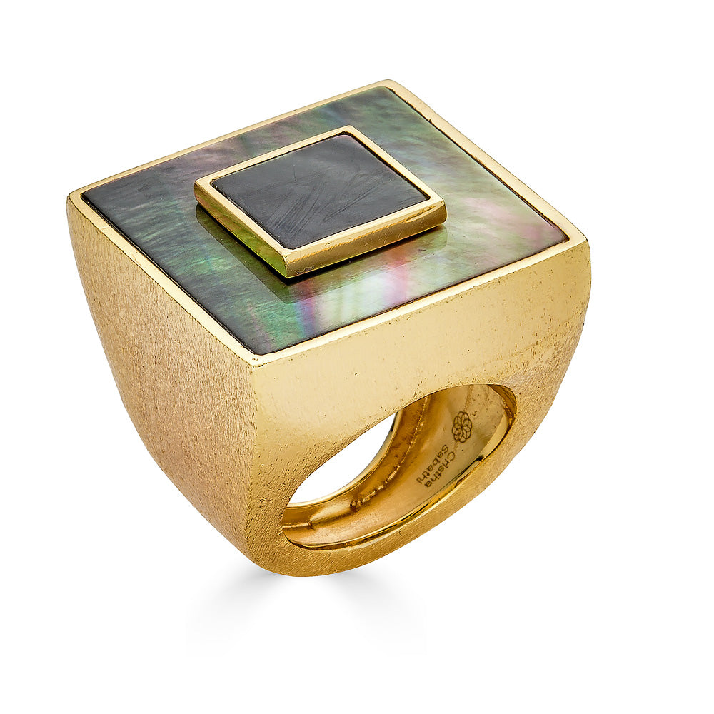 Porto Cervo Ring - Black Mop