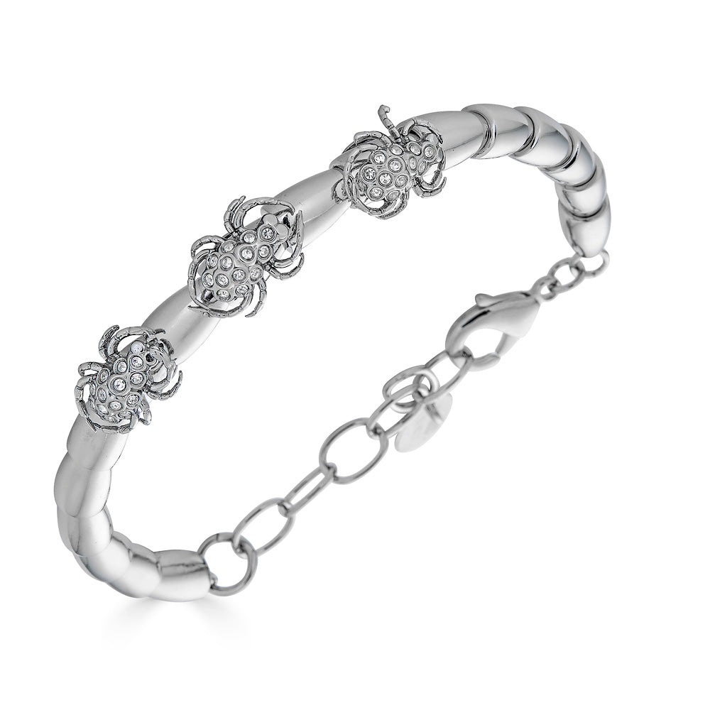 Spider Armor Bracelet - Silver