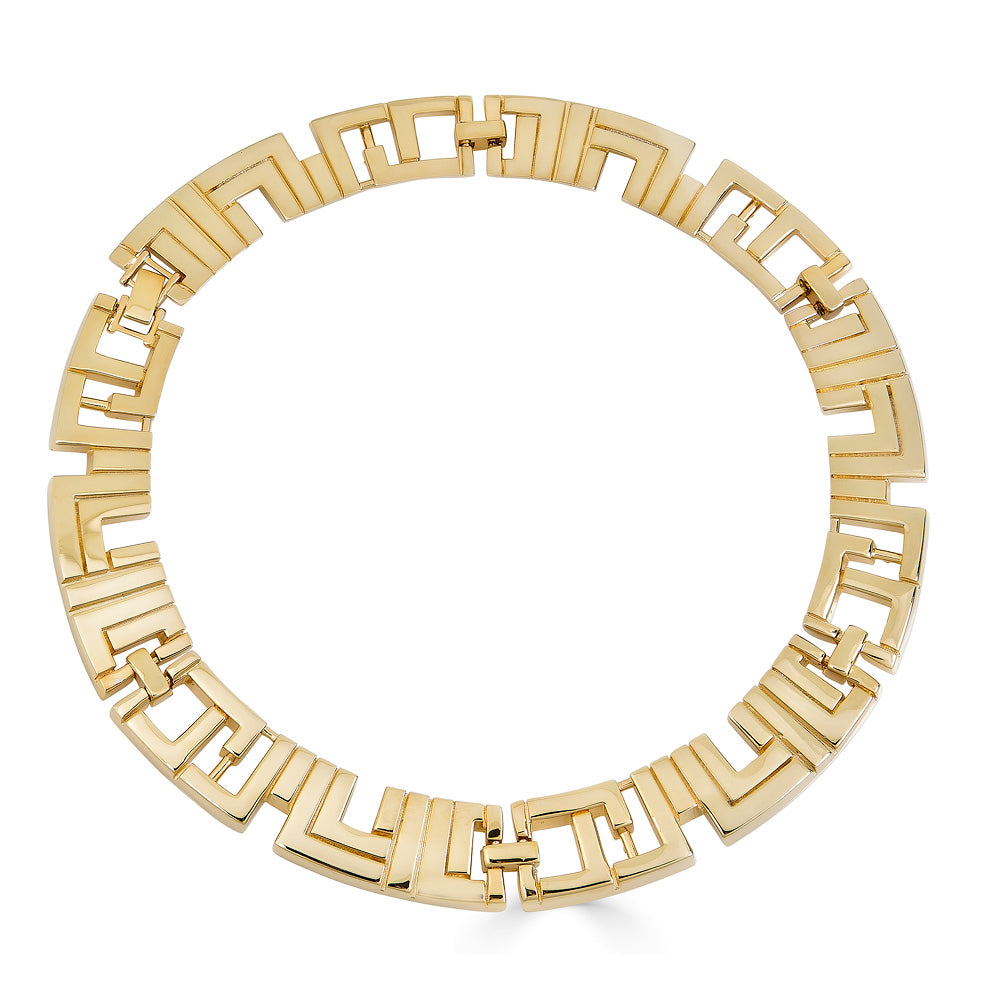 Labyrinth Necklace - Gold