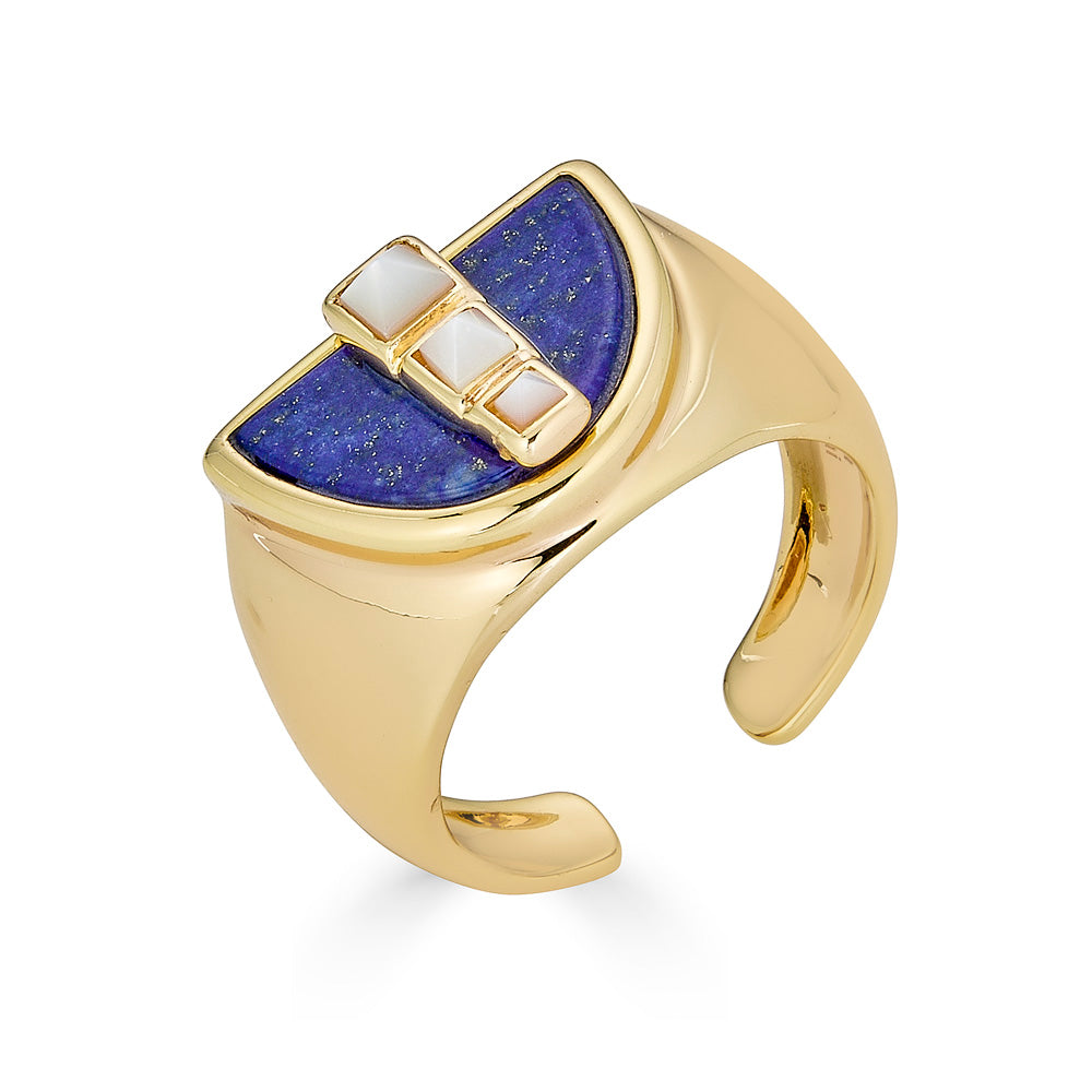 Symmetry Ring Lapis