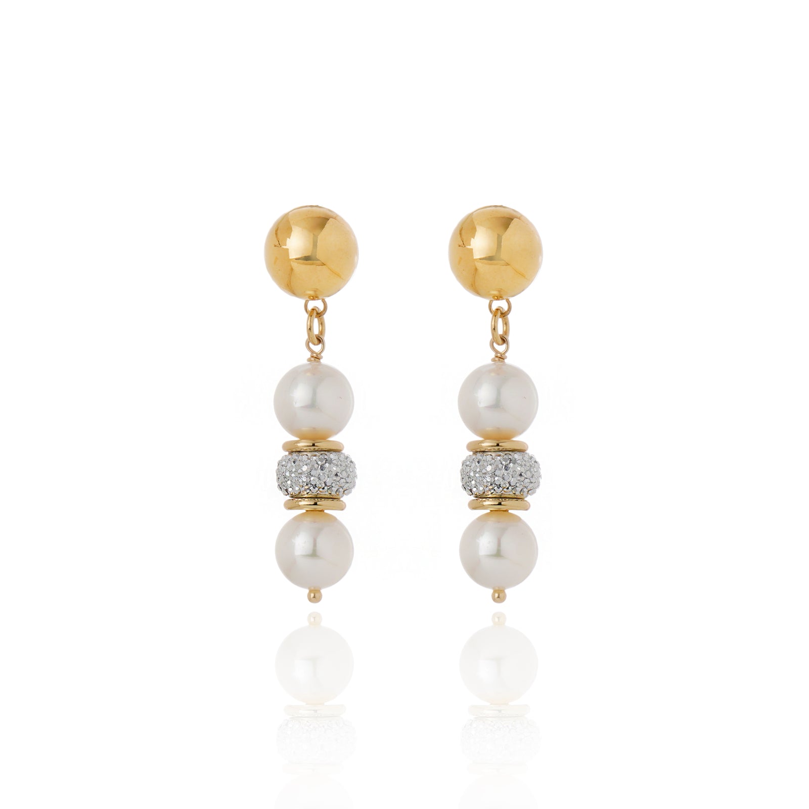 Perlina Earrings 18K Gold Plated