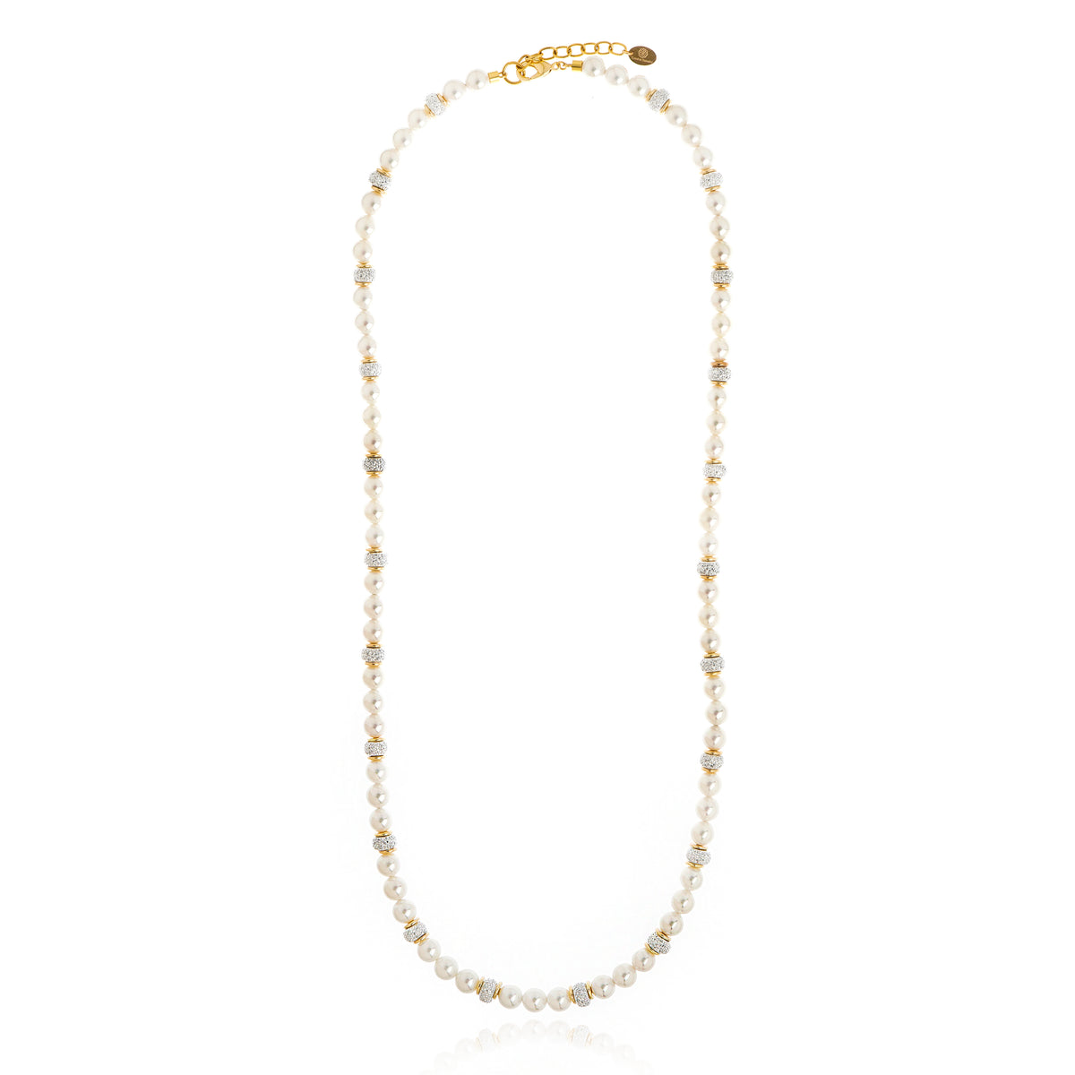 Regina Di Perle Long Necklace 18K Gold Plated