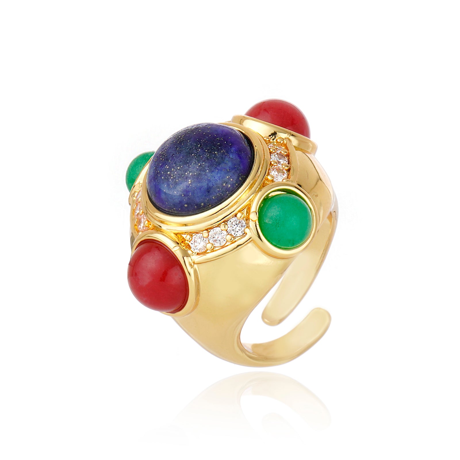Di Cavalcanti Ring Blue, Red and Green