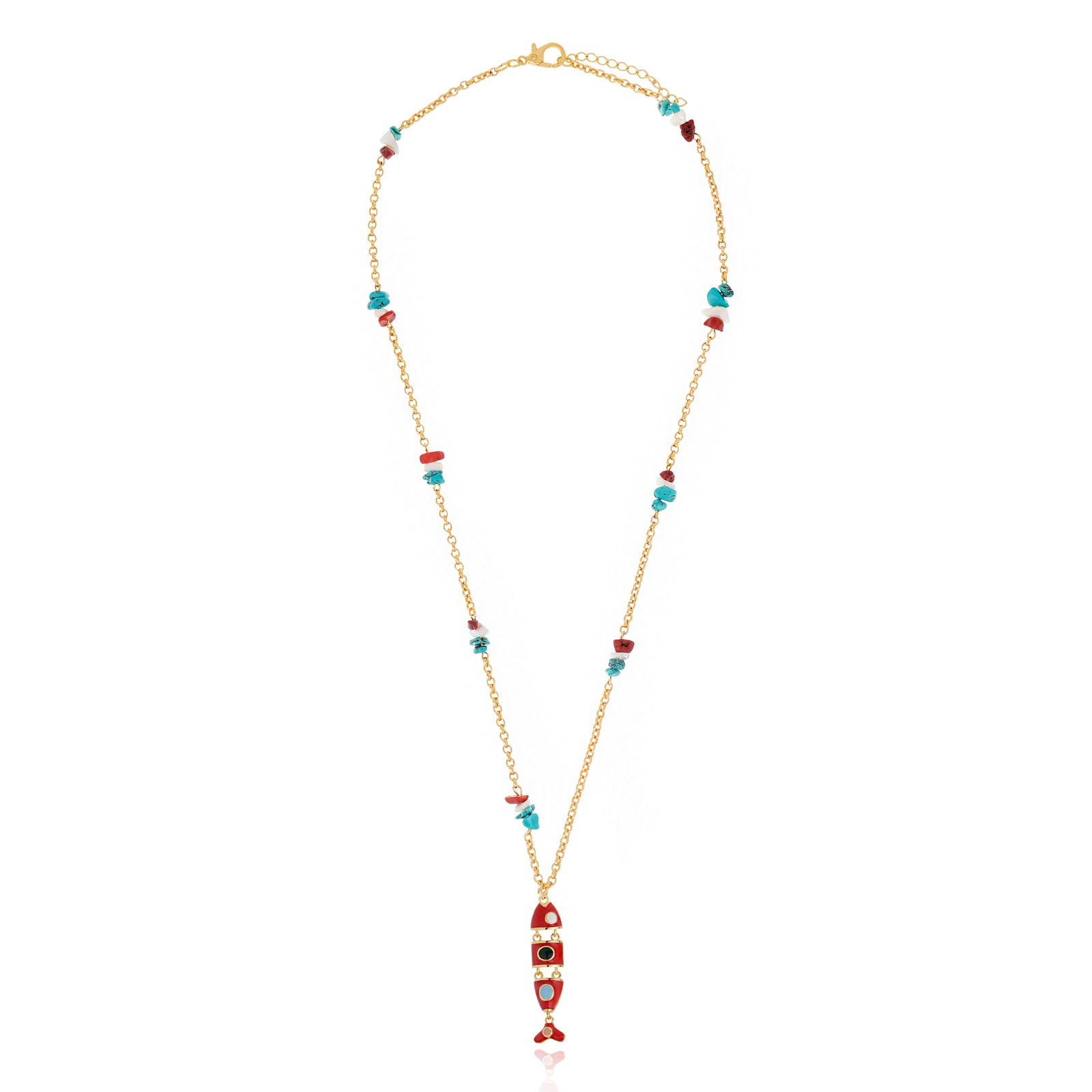 Cannes Necklace Red