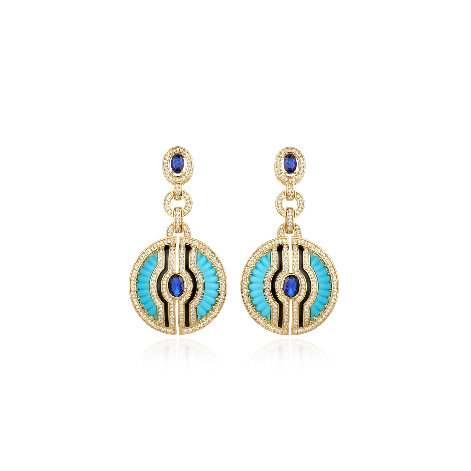 Inti Earrings Turquoise
