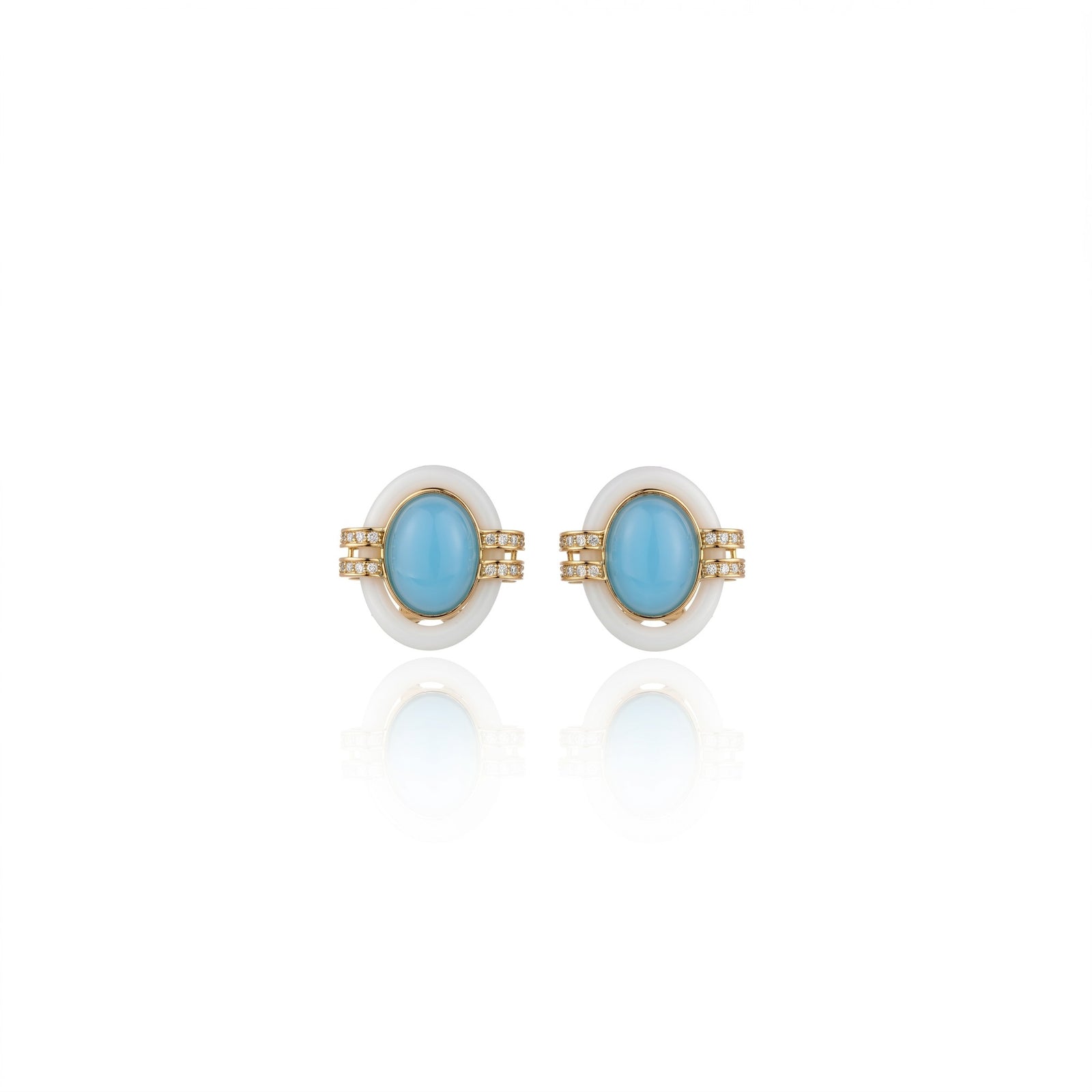 Sacred Fire Earrings Turquoise
