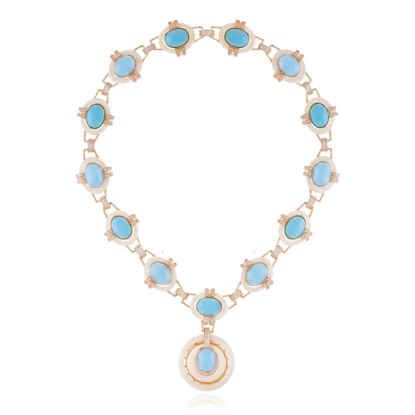 Machu Picchu Necklace Turquoise