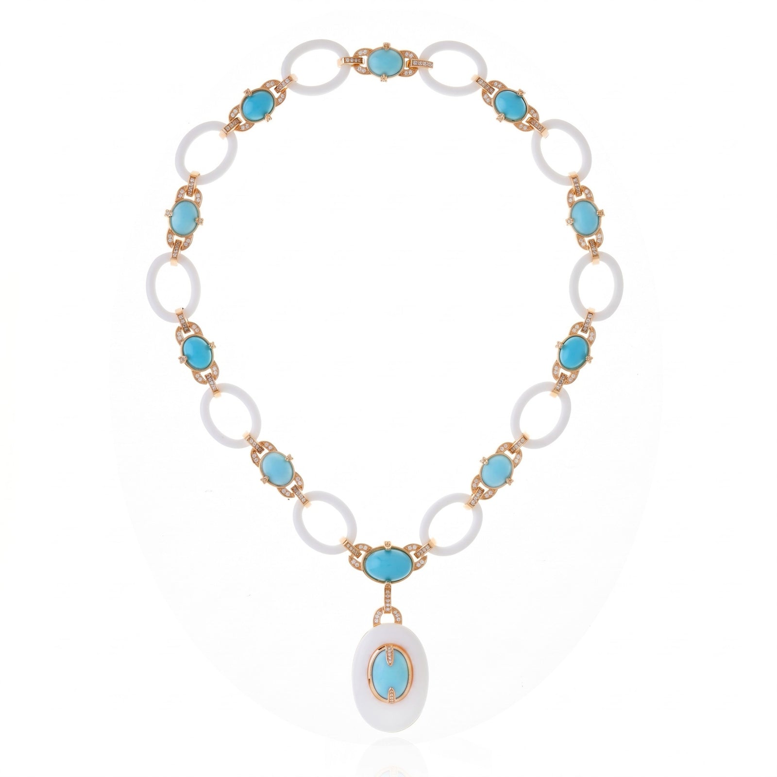 Sacred Fire Necklace Turquoise