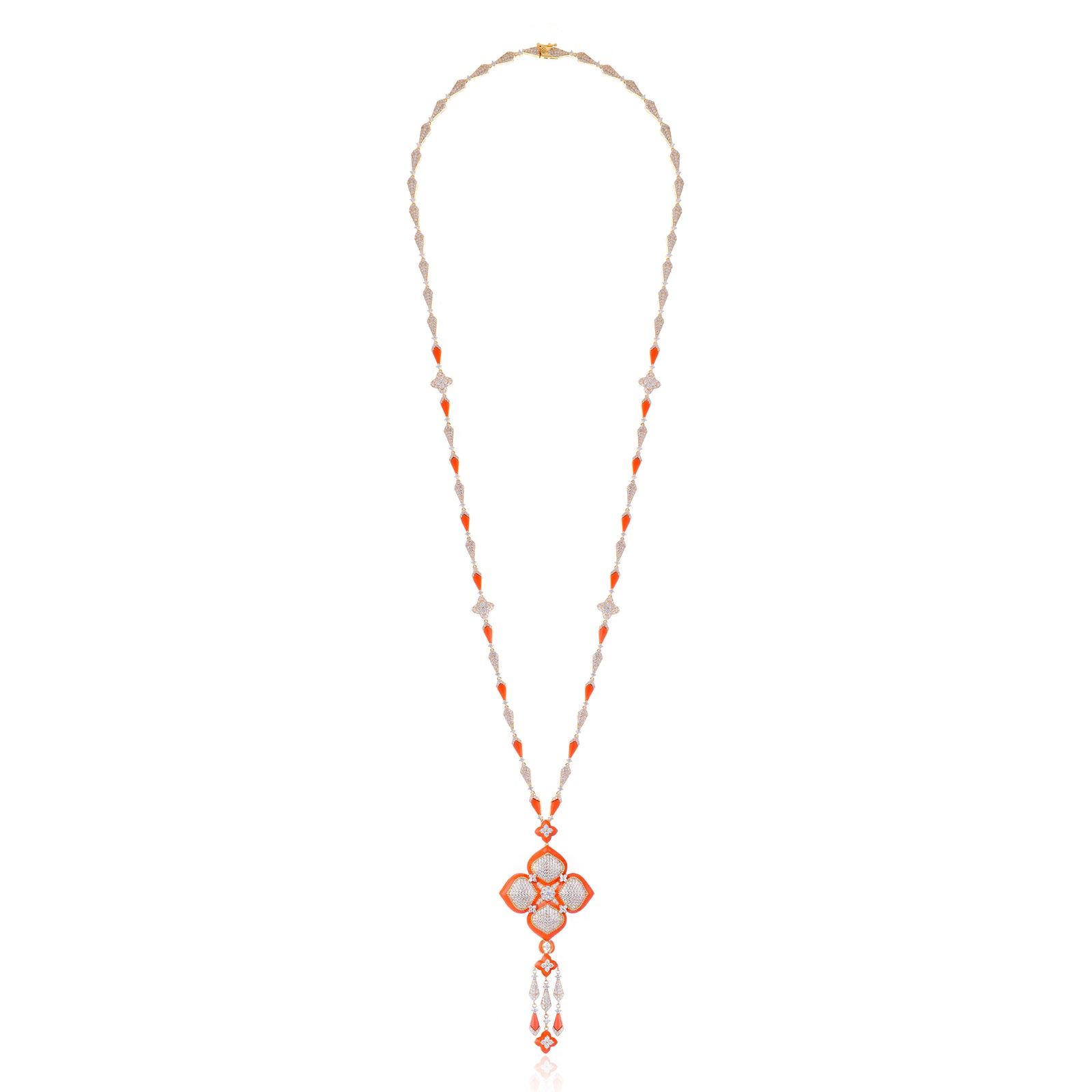 Cuzco Necklace Coral