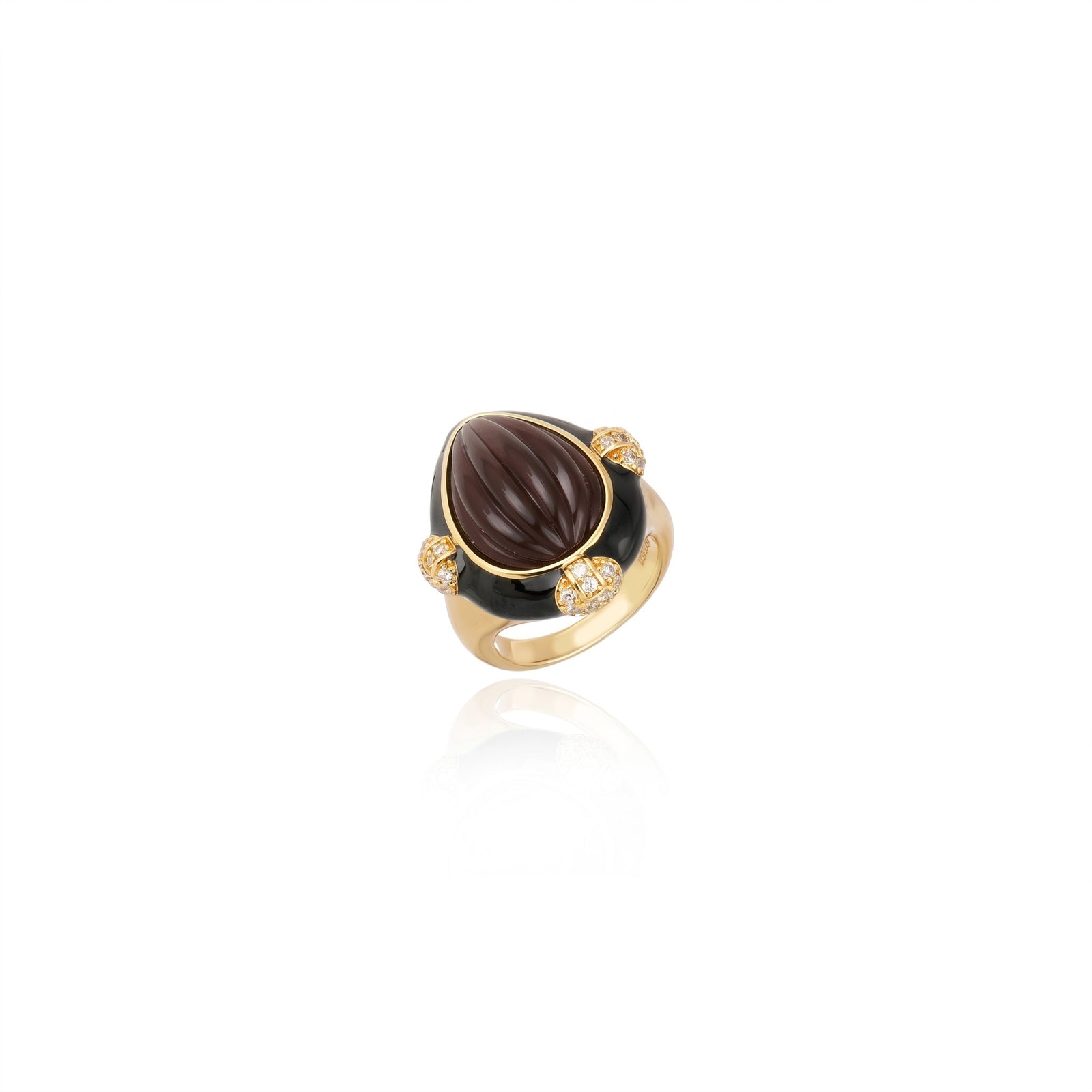 Quilla Ring Burgundy