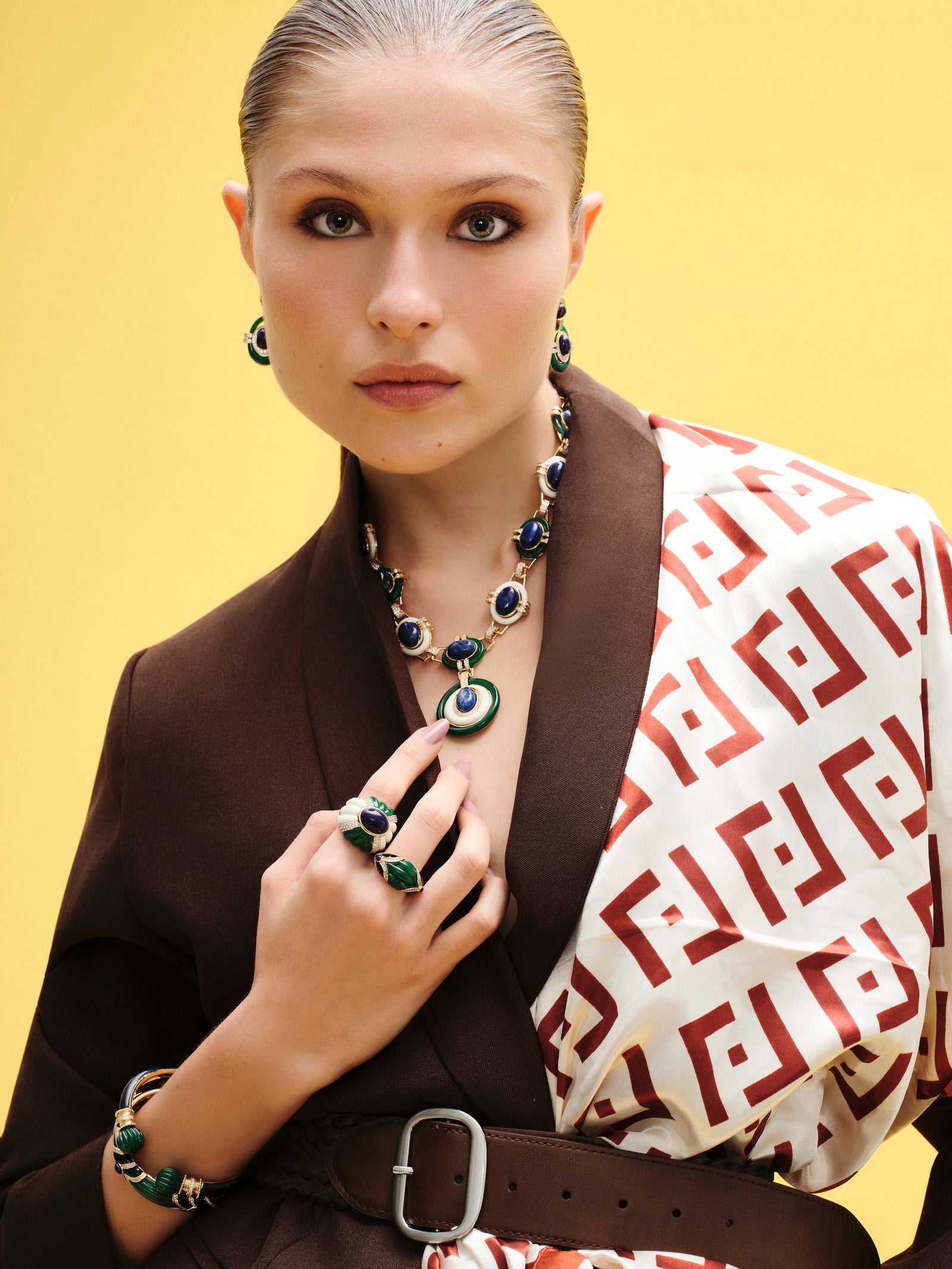 Machu Picchu Earrings Red