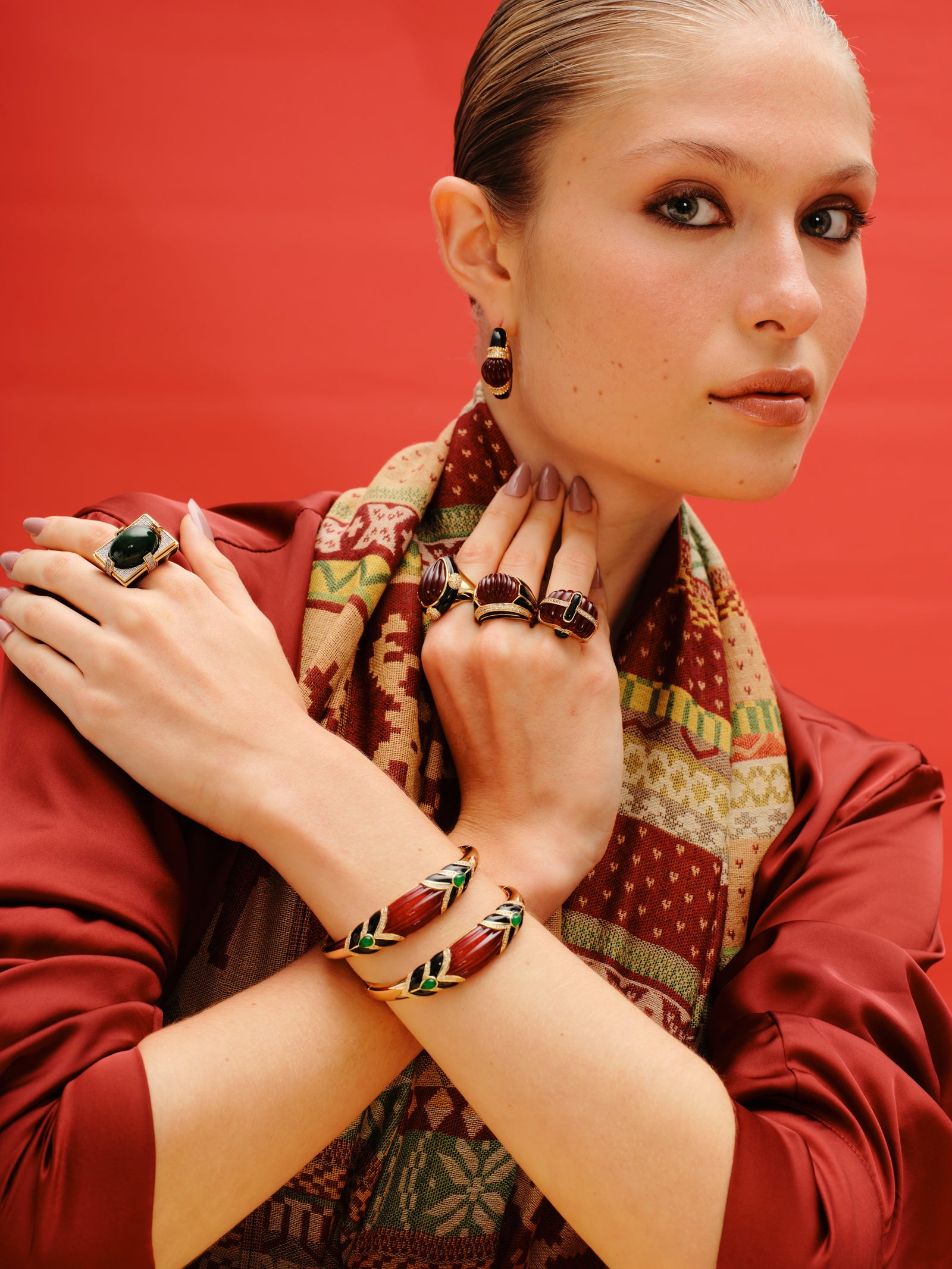Amaru Hoop Red
