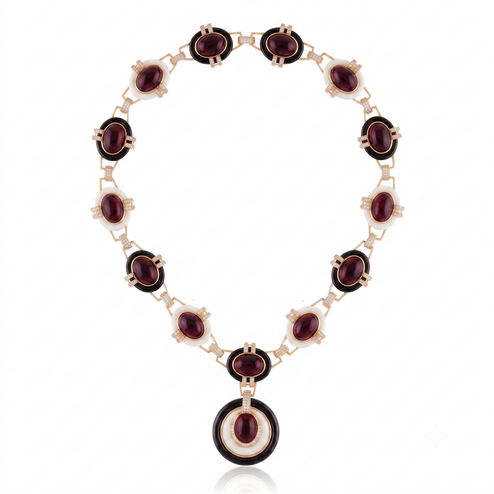 Machu Picchu Necklace Red