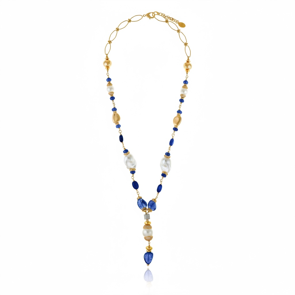 Graz Necklace Blue