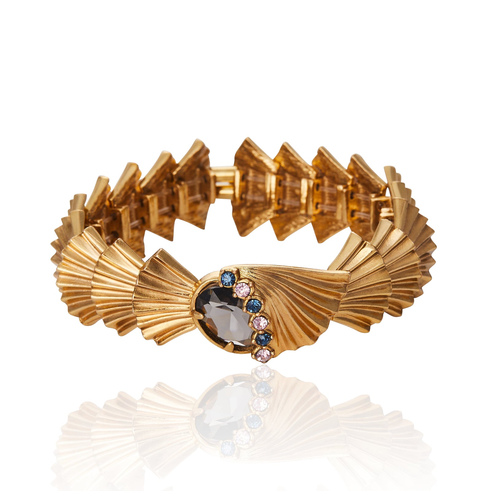 Milano Fan Bracelet - Black Diamond