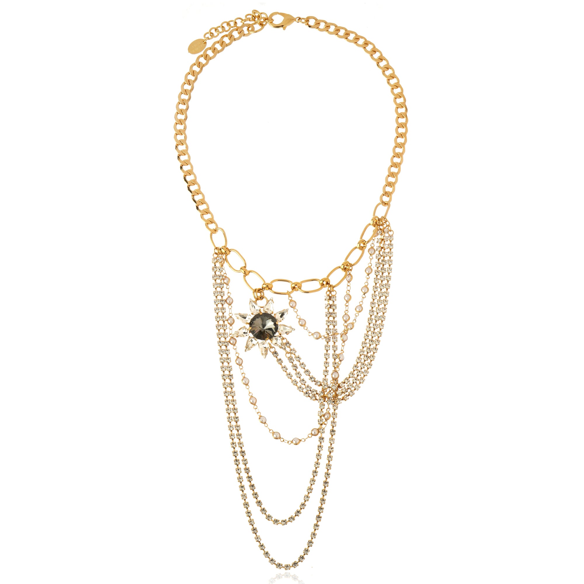 Alya Drop Necklace - Gold