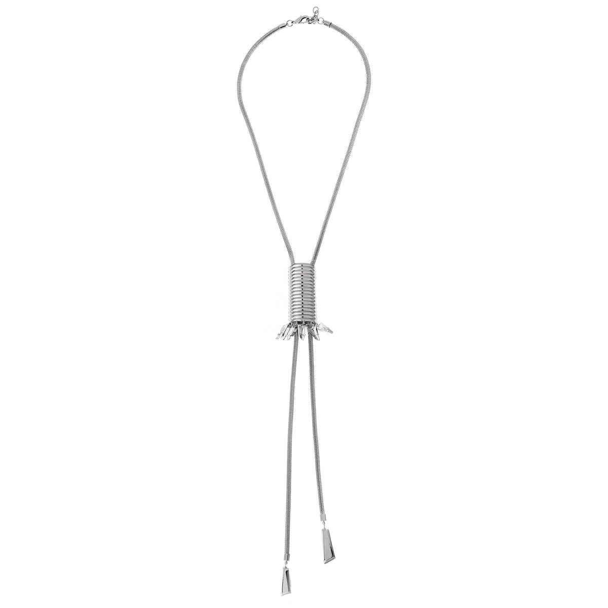 Bellatrix Tie Necklace - Silver