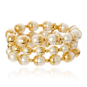 Nix Bracelet - Pearl Gold