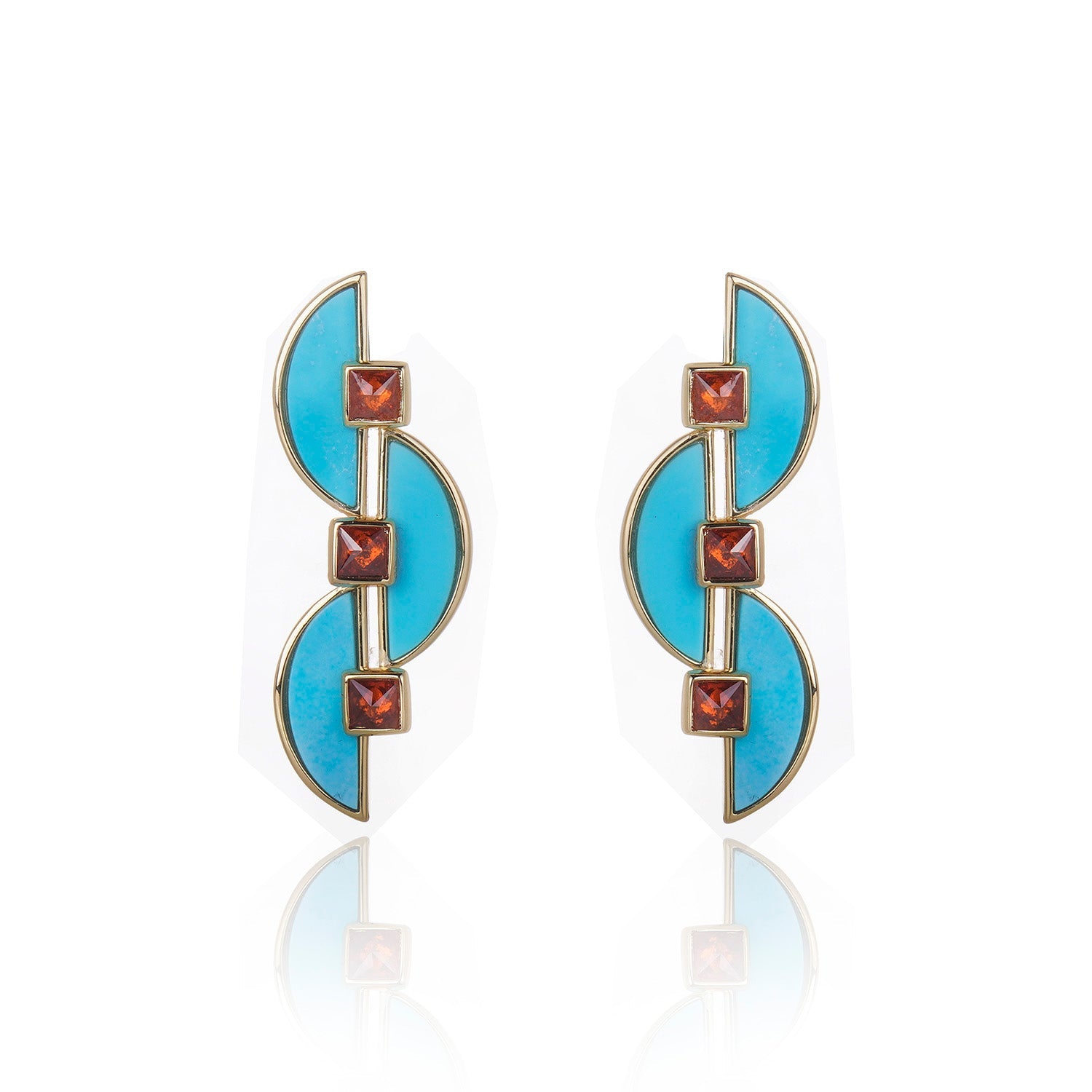 Connection Studs Blue Howlite