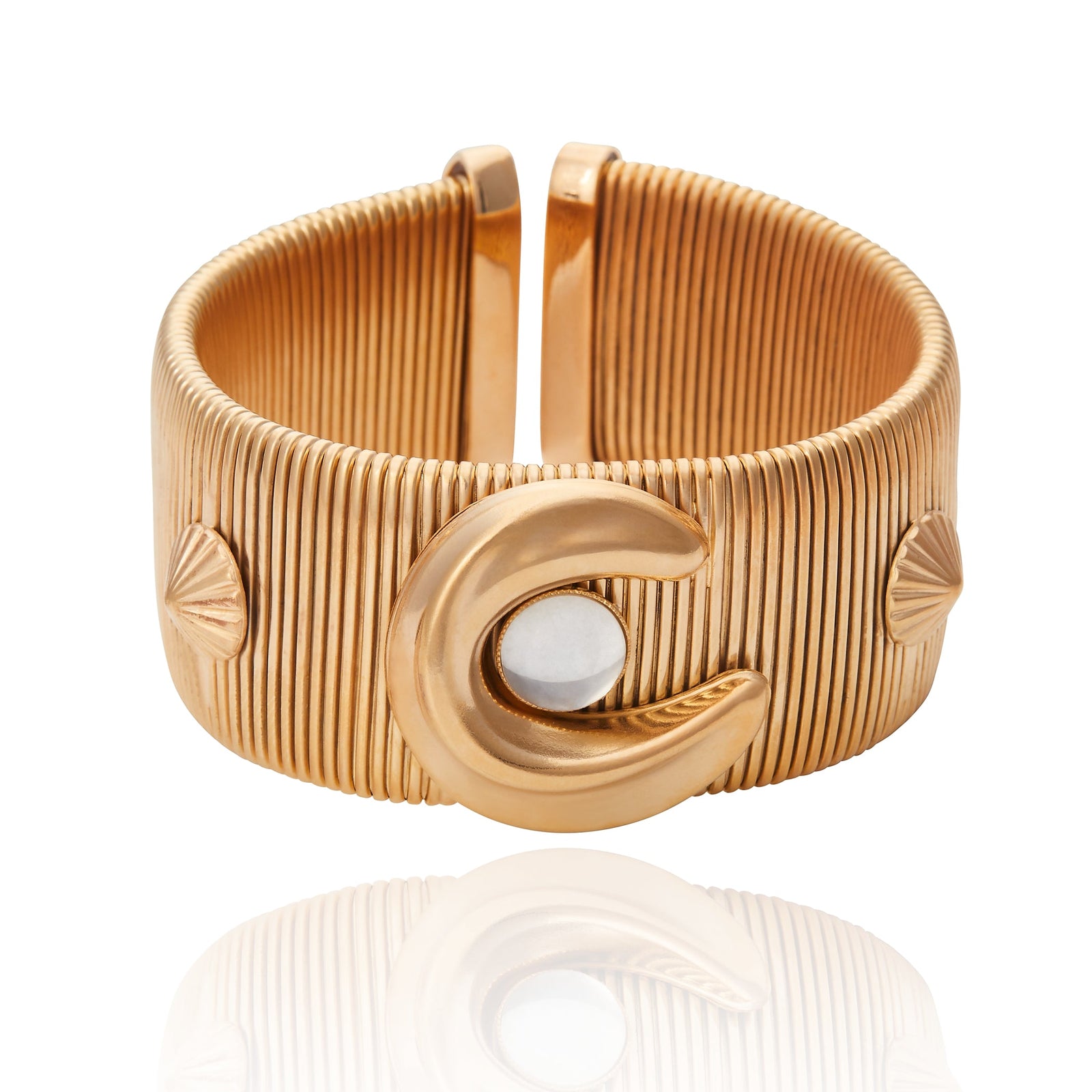 Bali Moon Bracelet - Crystal