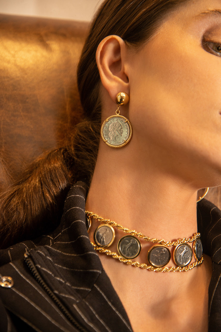 Villanelle Six Coin Choker