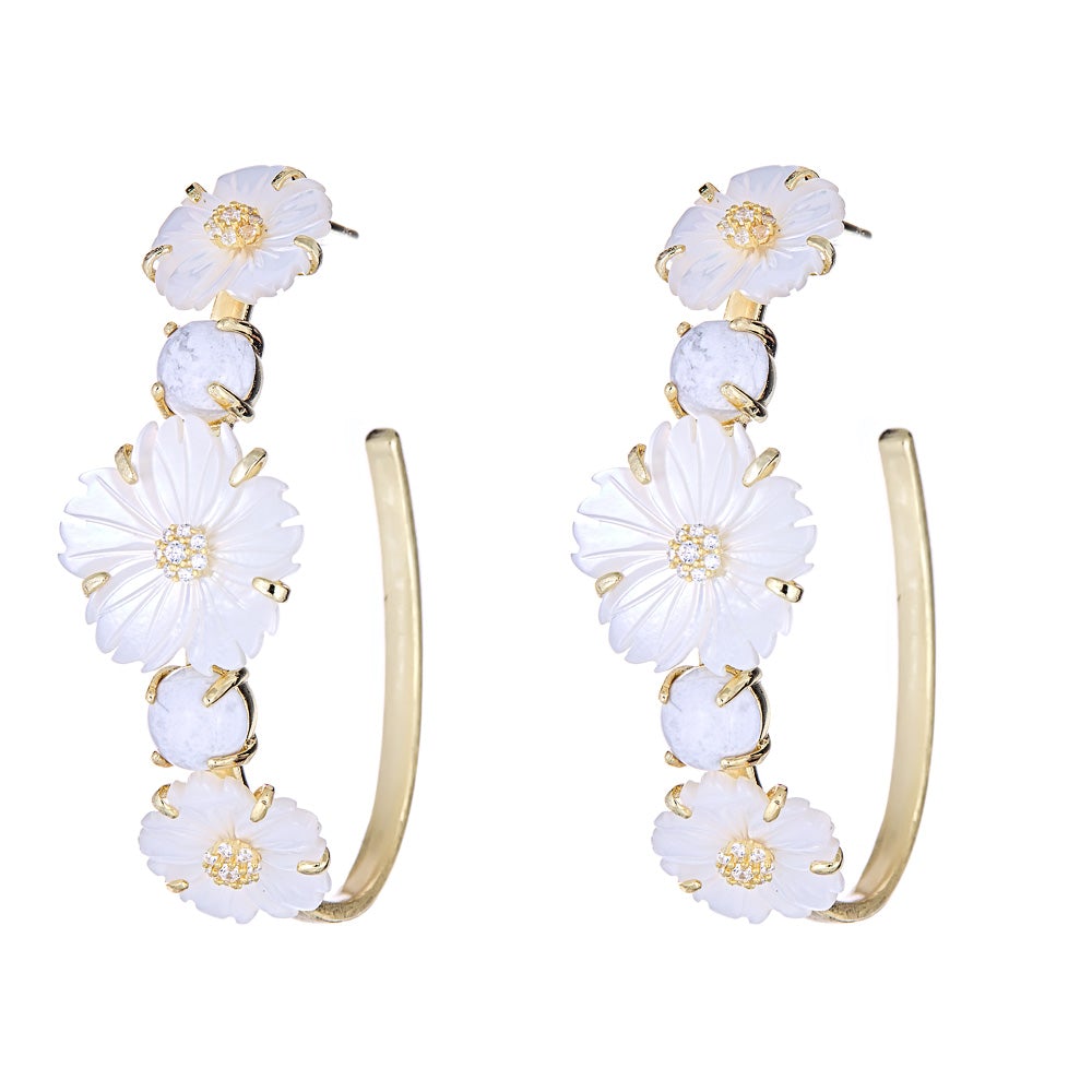 Flower Garland Earring