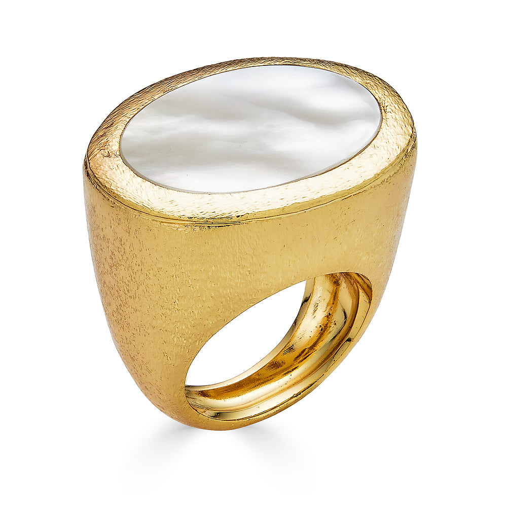 Maldives Ring - White Mop