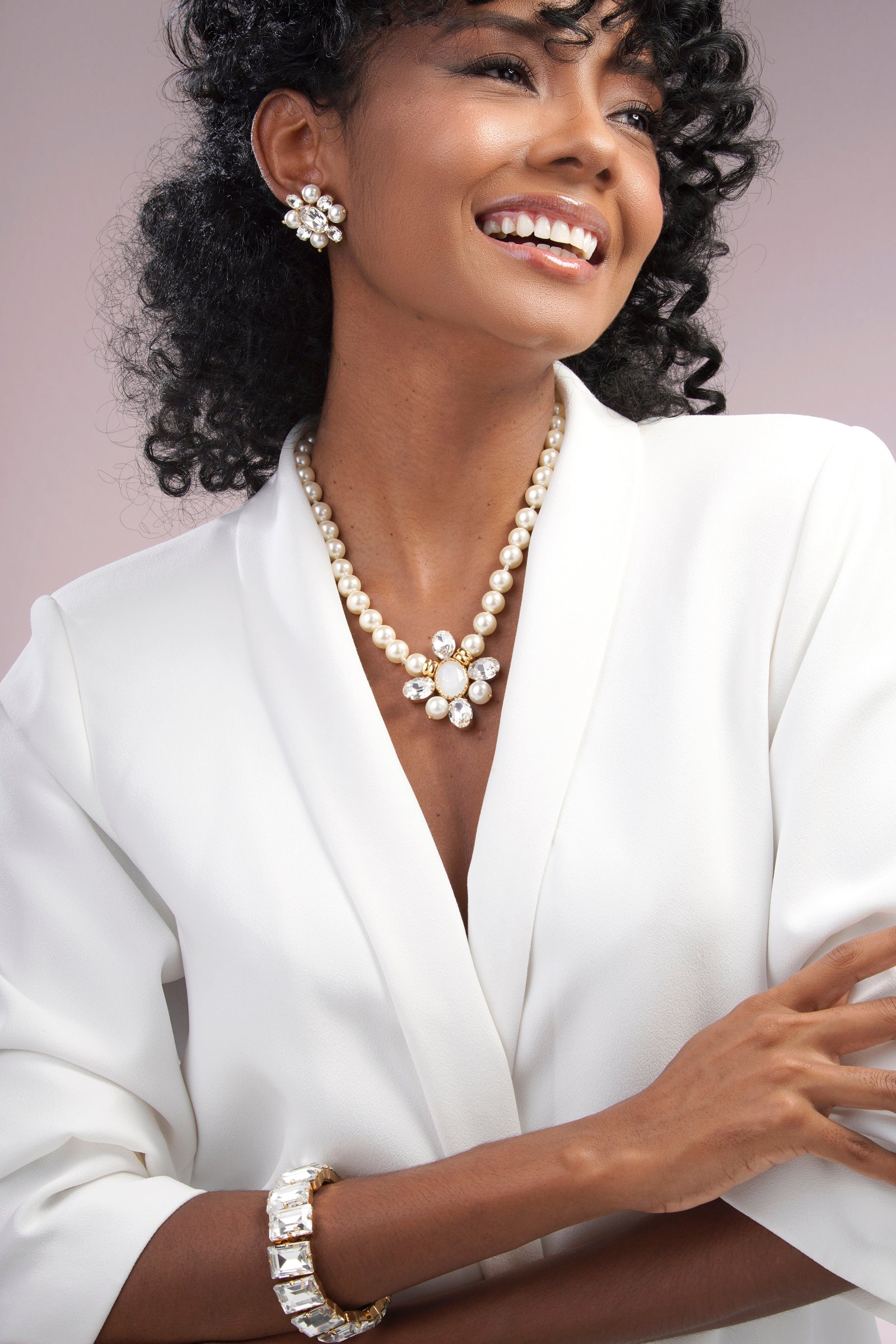 Maia Earring Crystal