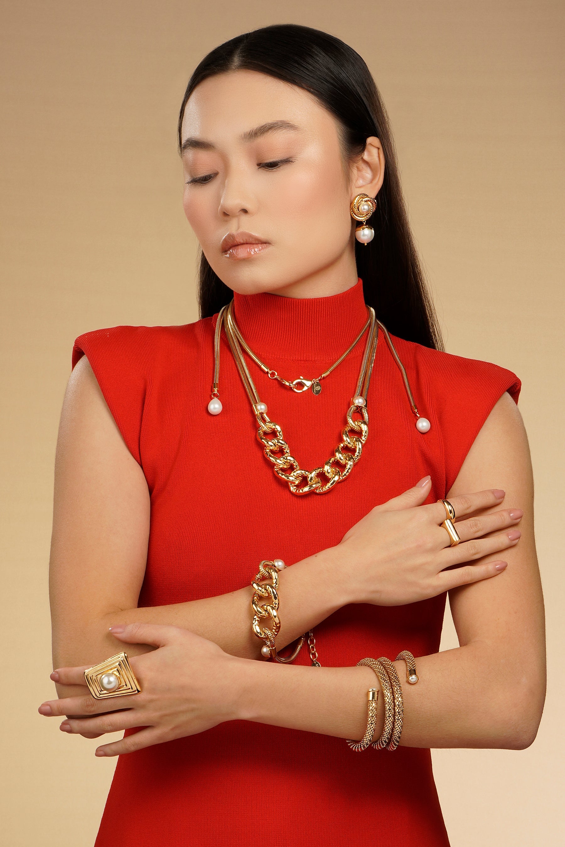 Vietnam Pearl Chain Bracelet