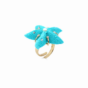 Sea Star Ring - Red