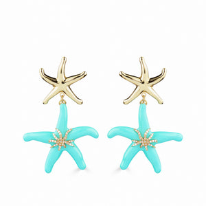 Sea Star Earring - Blue