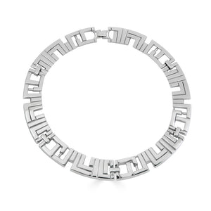 Labyrinth Necklace - Silver