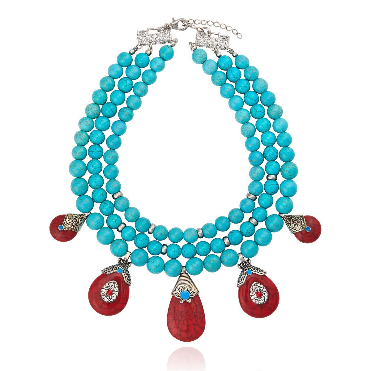 Mahina Necklace - Red Pendant