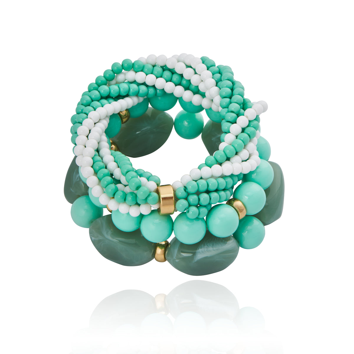 Concept Shell Bracelet  Murano Aqua