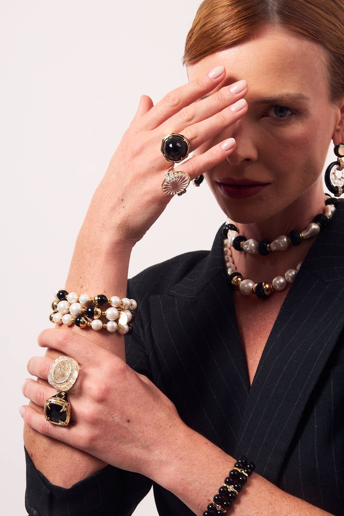 Incanto Ring Black Agate