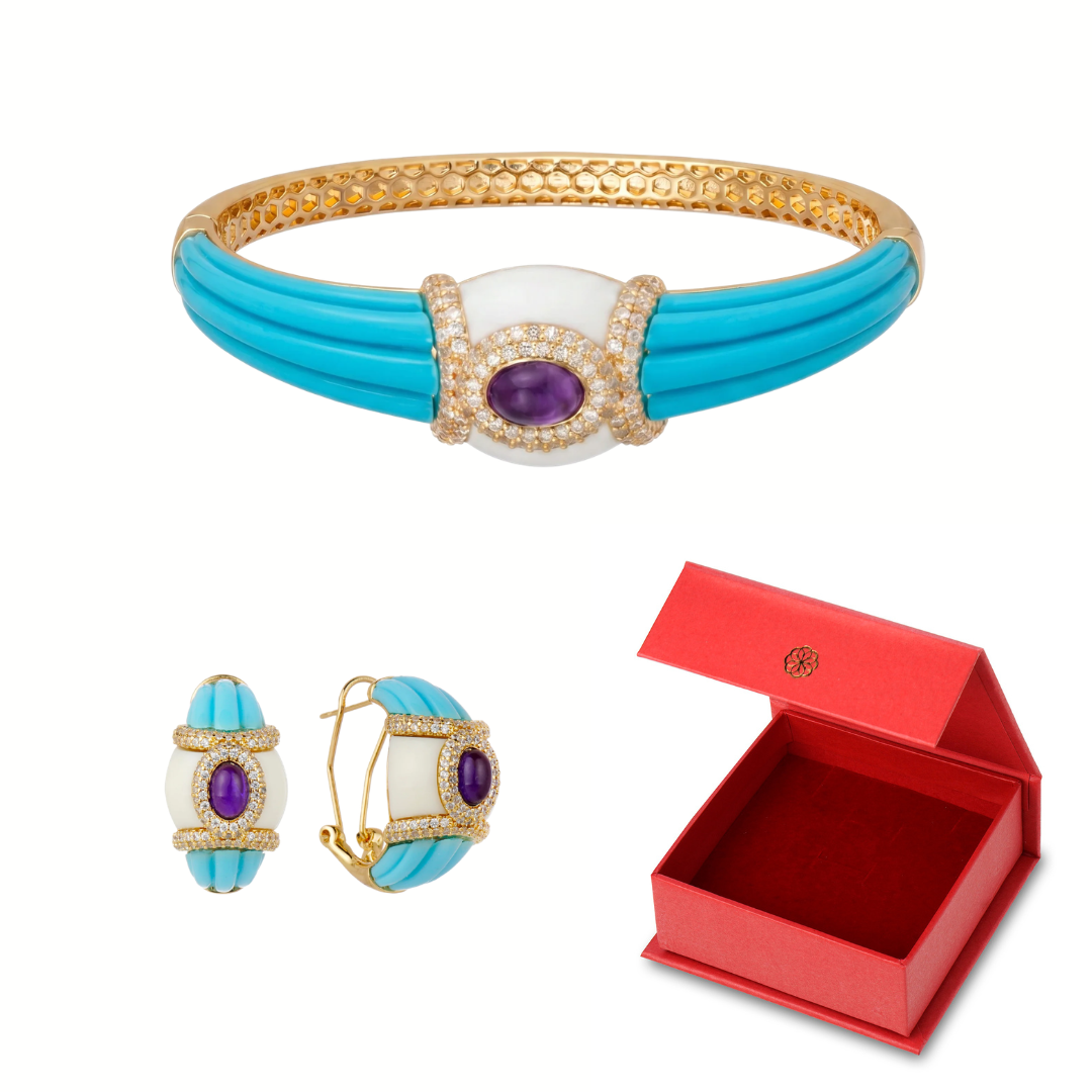 Sacred Valley & Condor Turquoise Set