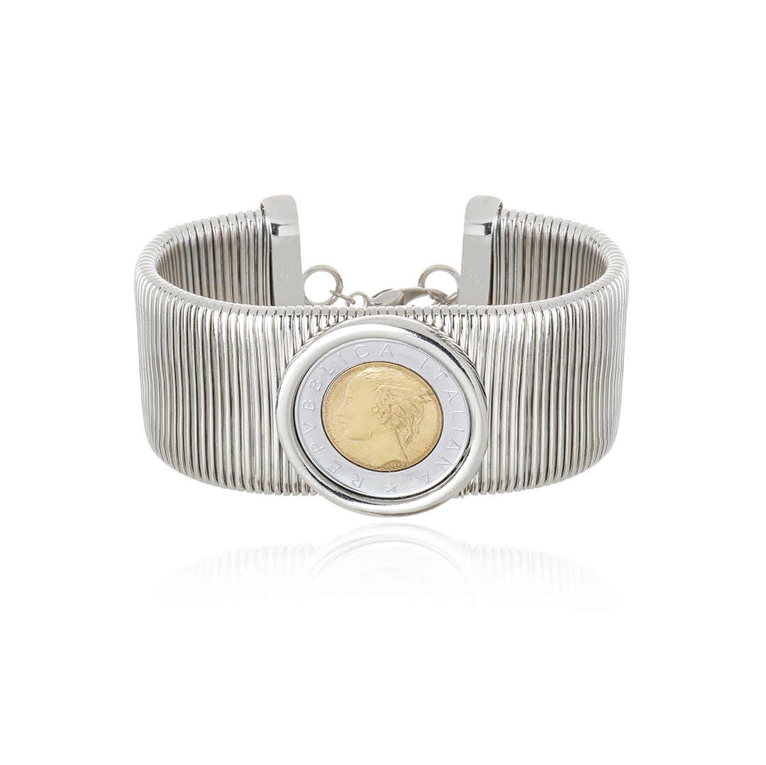 Chloe Coin Bracelet - Silver