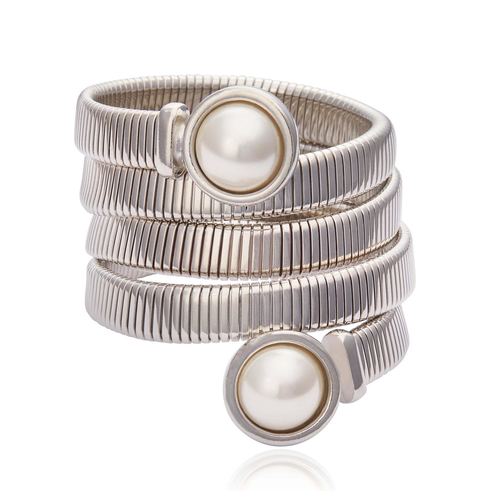 Zeta Arm Cuff - Silver