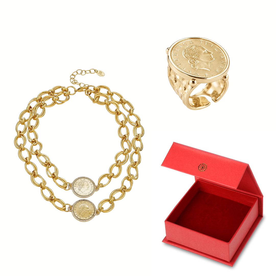 Faye &amp; Kalsey Coin Ring