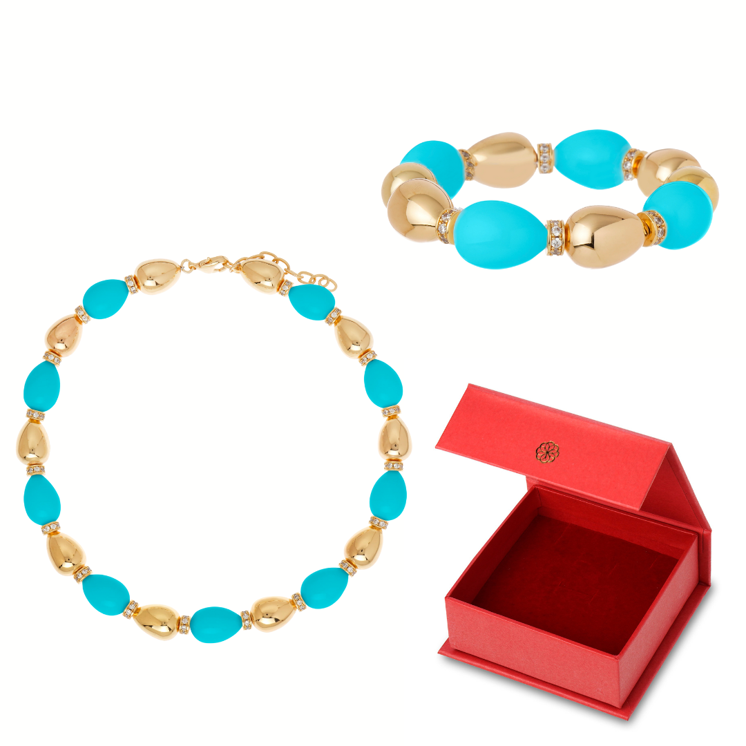 Volutta Turquoise Gift Set