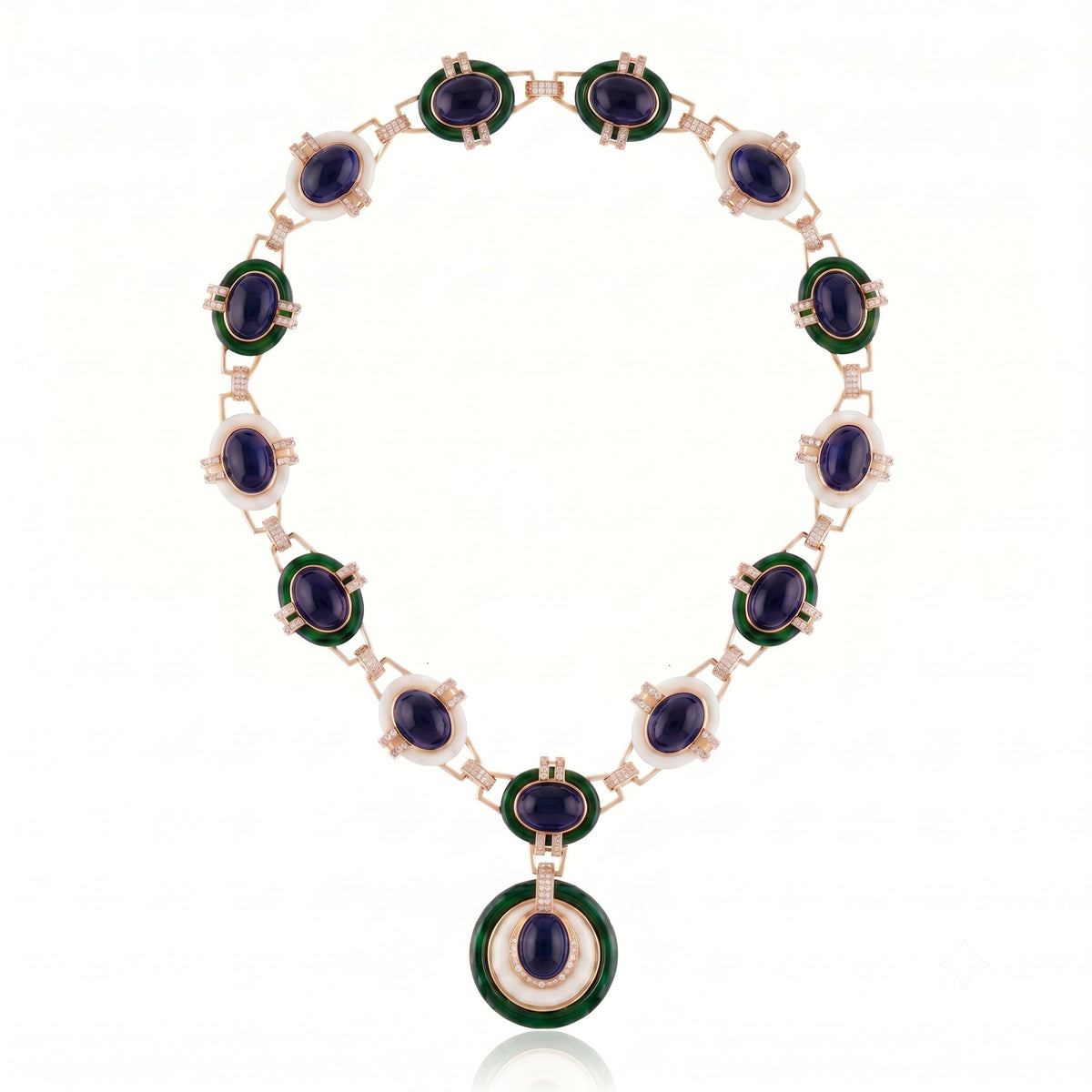 Machu Picchu Necklace Green