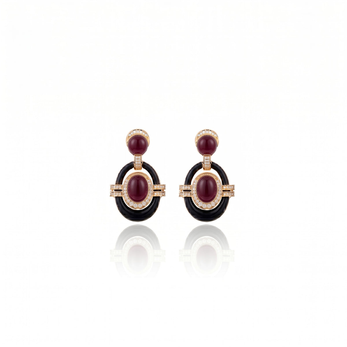 Machu Picchu Earrings Red